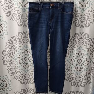 LC Lauren Conrad Dark Blue Skinny Jeans